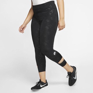 Leggings Nike Air 7/8 Running (Plus Size) Dama Negrii | PVNX-50861
